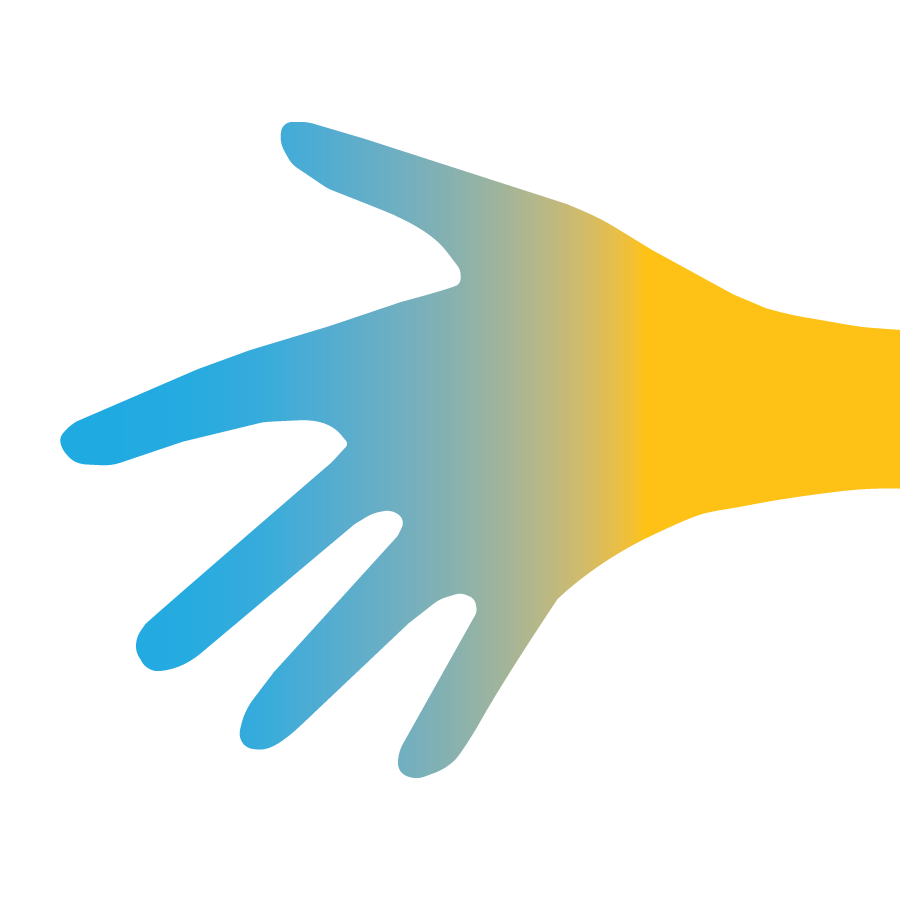 LaLimye Cross reaching hand icon